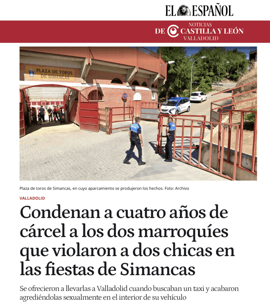 Imagen libro Violacion Grupal en España