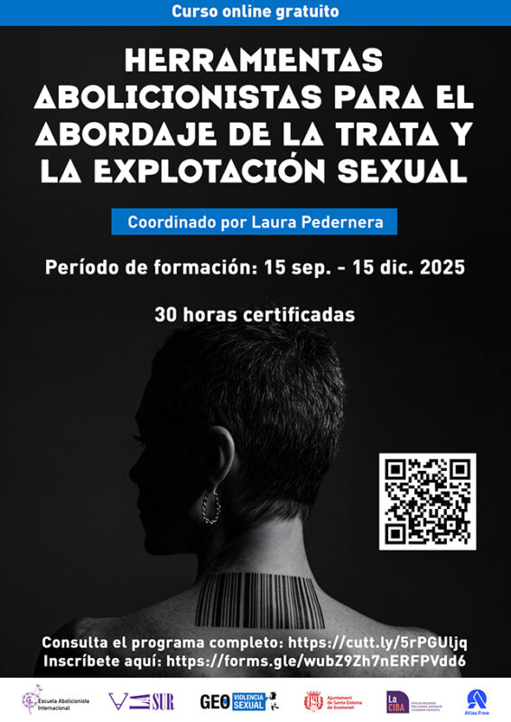 curso online Herramientas abolicionistas para el abordaje de la trata y la explotación sexual