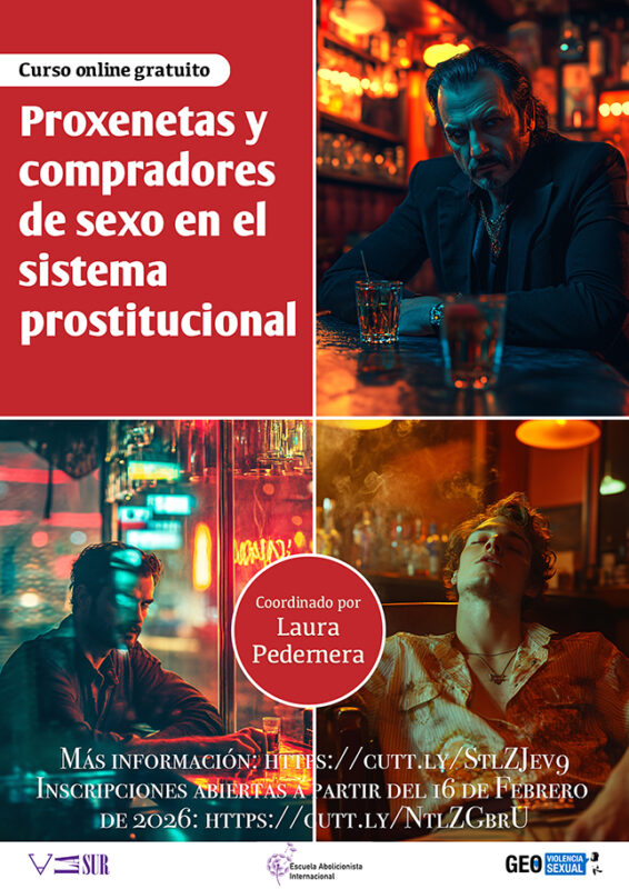Curso online Proxenetas y compradores de sexo edicion 2026