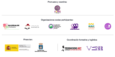 Logos Curso online COMPI sobre violencia sexual