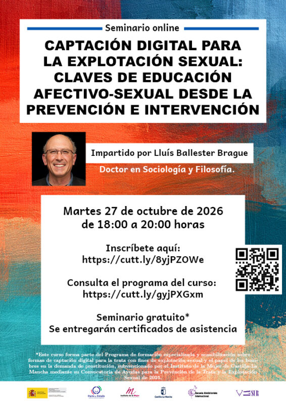 Seminario online captación digital para la explotación sexual