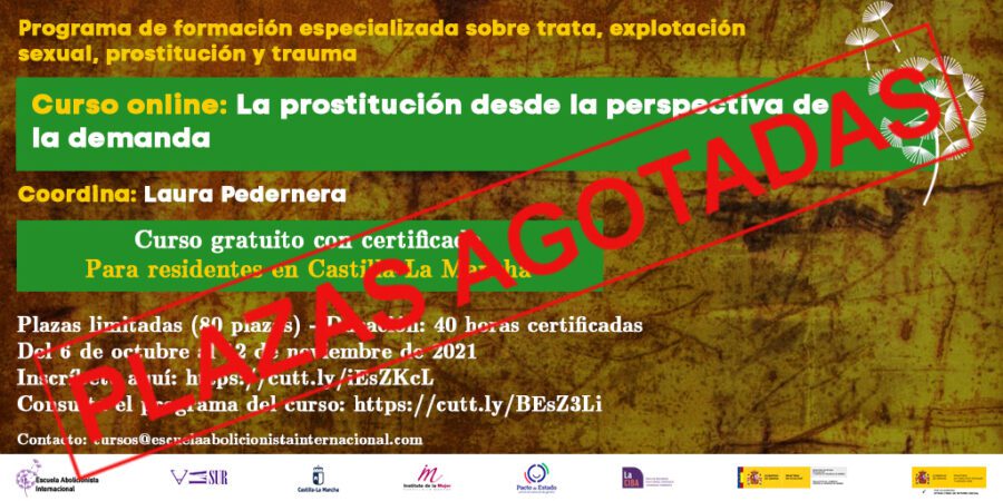 Curso online La Prostitución desde la perspectiva de la demanda. Escuela Abolicionista Internacional.