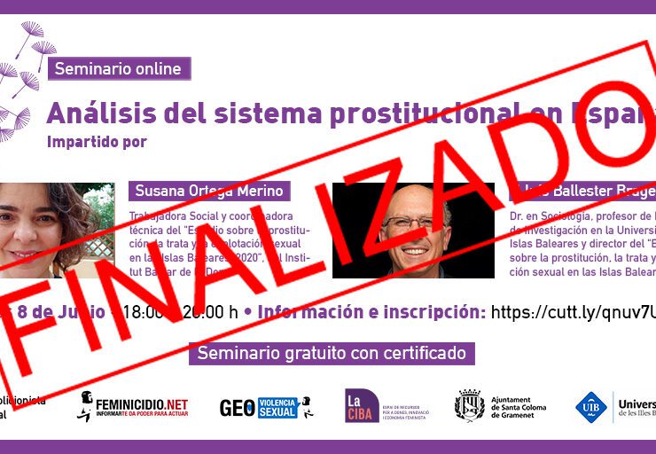 Seminario online Análisis del sistema prostitucional en España