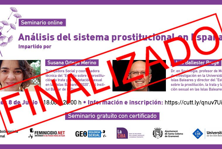 Seminario online Análisis del sistema prostitucional en España