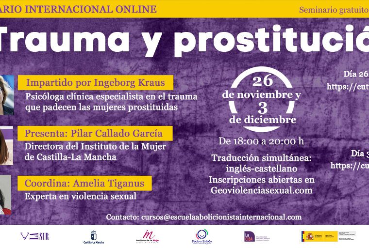 Seminario online sobre Trauma y prostitución con Ingeborg Krauss