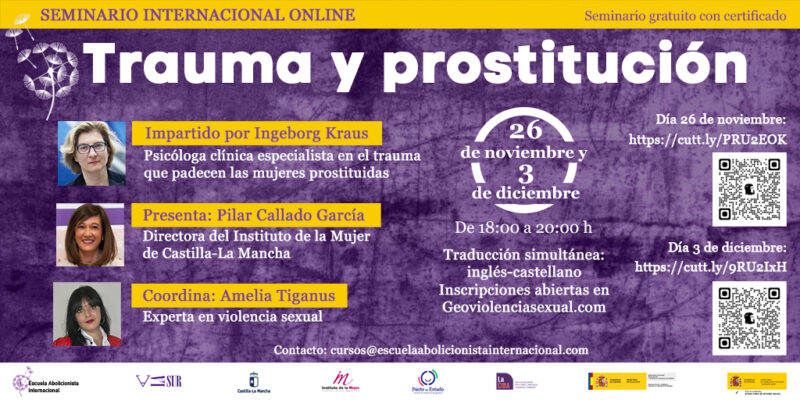 Seminario online sobre Trauma y prostitución con Ingeborg Krauss