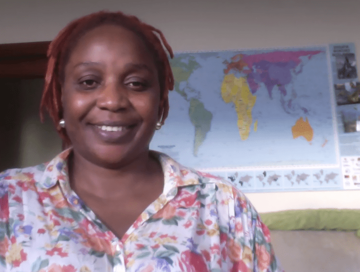 Joy Amen, superviviente de la prostitución y activista contra la explotación sexual.