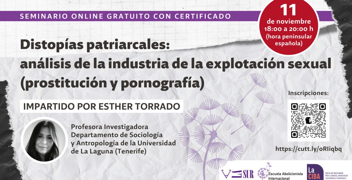 Seminario Online Gratuito impartido por Esther Torrado.
