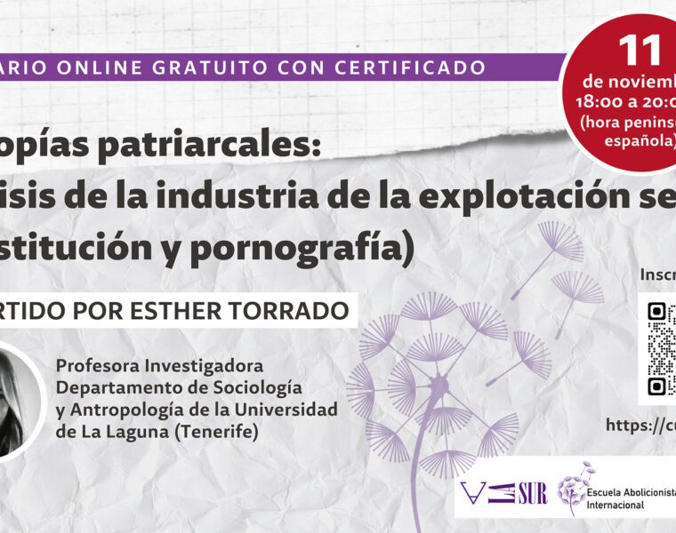Seminario Online Gratuito impartido por Esther Torrado.
