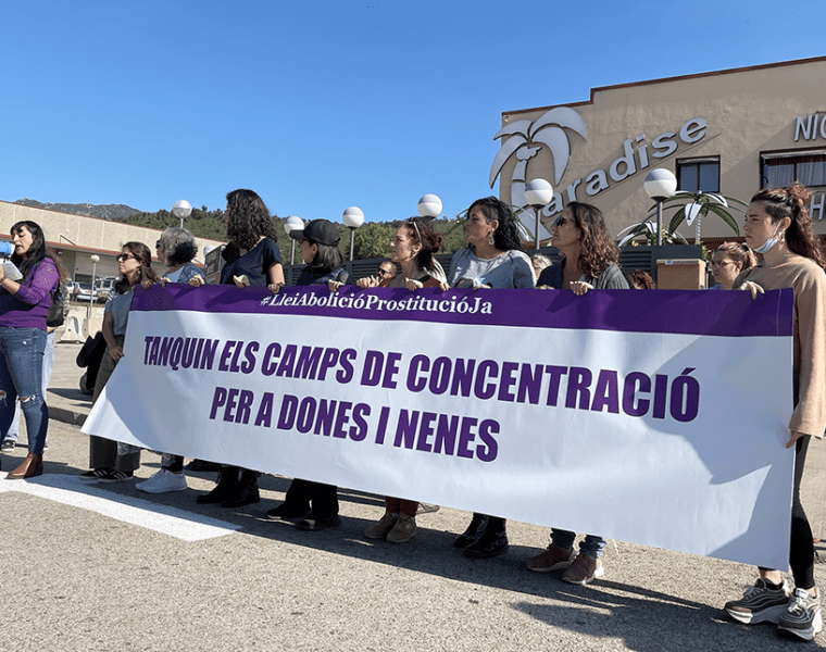 Lectura del Manifiesto de La Junquera, 16 de octubre de 2021.
