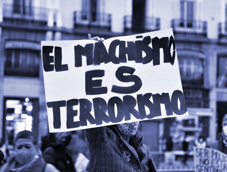 25 de noviembre, Día Internacional de la Eliminación de la Violencia contra la Mujer. Madrid, 2020.