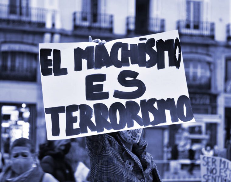 25 de noviembre, Día Internacional de la Eliminación de la Violencia contra la Mujer. Madrid, 2020.