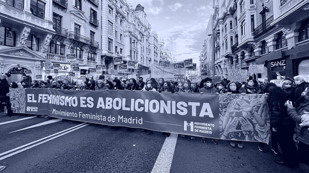 Manifestación feminista en Madrid, 8 de marzo de 2022 (foto: Ana de Blas).