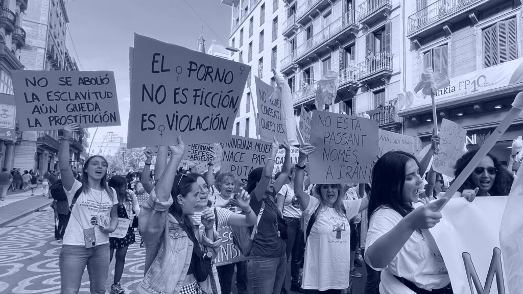 Manifestación feminista “La fuerza de las mujeres”, Barcelona, 22 de octubre de 2022 (foto: Ana de Blas).