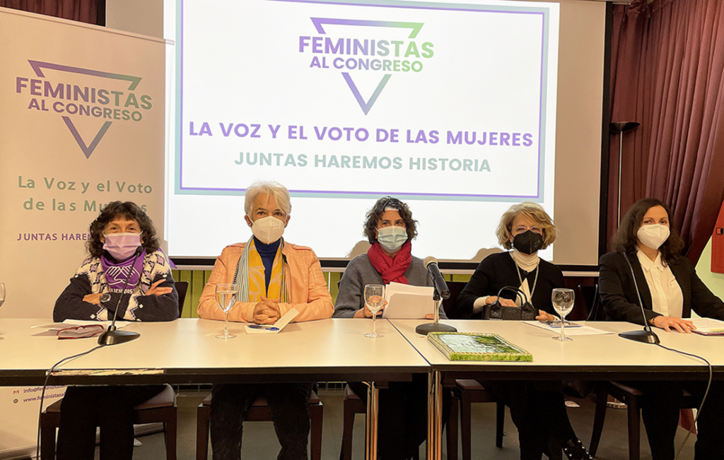 Feministas al Congreso (FAC) ha manifestado su intención de concurrir a convocatorias electorales tanto en el nivel local como autonómico o las próximas elecciones generales (foto: A. B.)