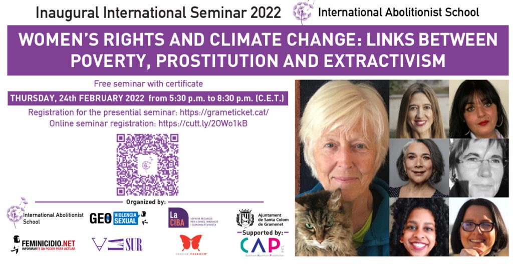 International Seminar. Women's rights and climate change: links between poverty, prostitution and extractivism