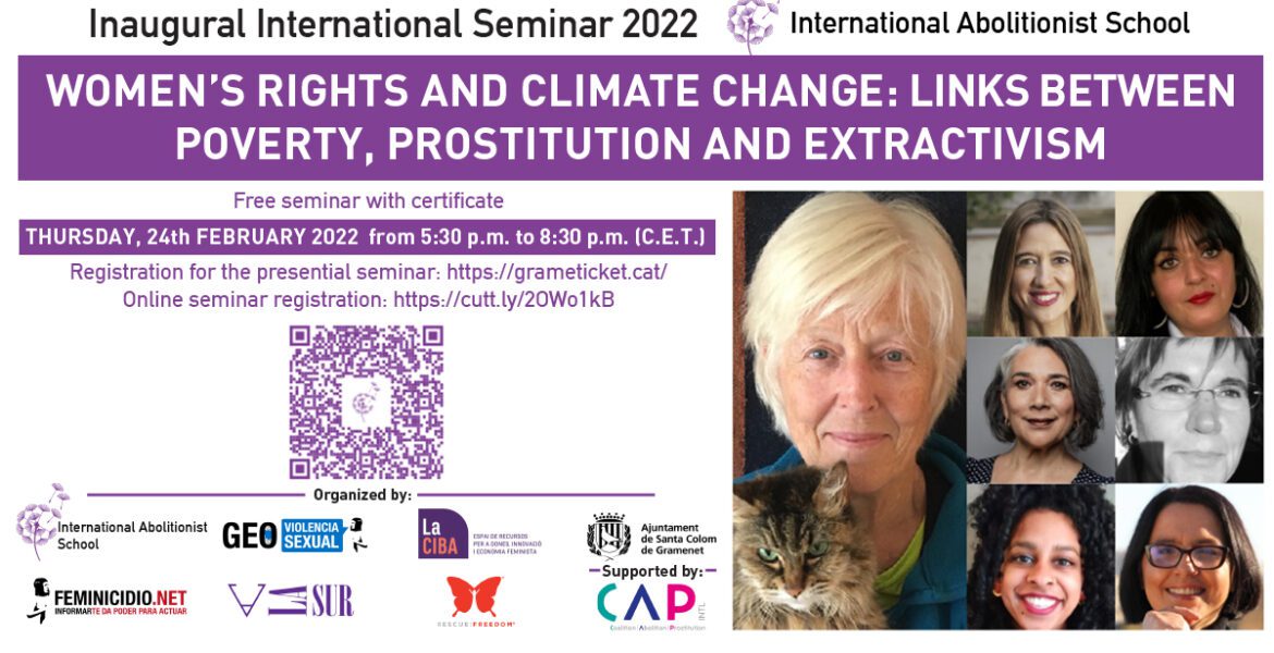 International Seminar. Women's rights and climate change: links between poverty, prostitution and extractivism