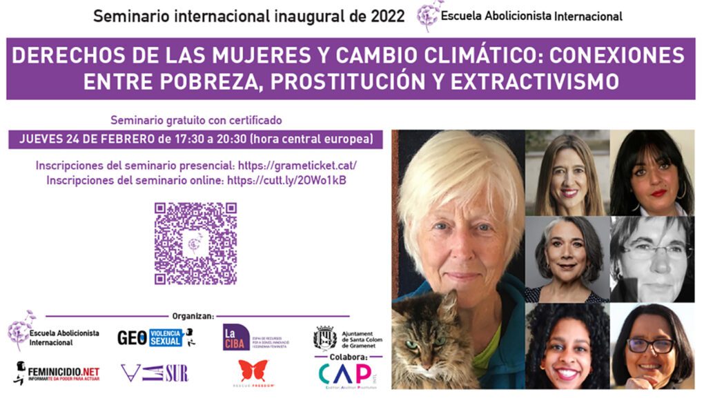 Seminario Internacional: Derechos de las mujeres y cambio climático: conexiones entre pobreza, prostitución y extractivismo