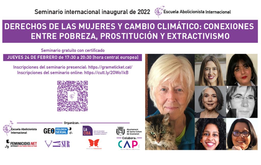 Seminario Internacional: Derechos de las mujeres y cambio climático: conexiones entre pobreza, prostitución y extractivismo