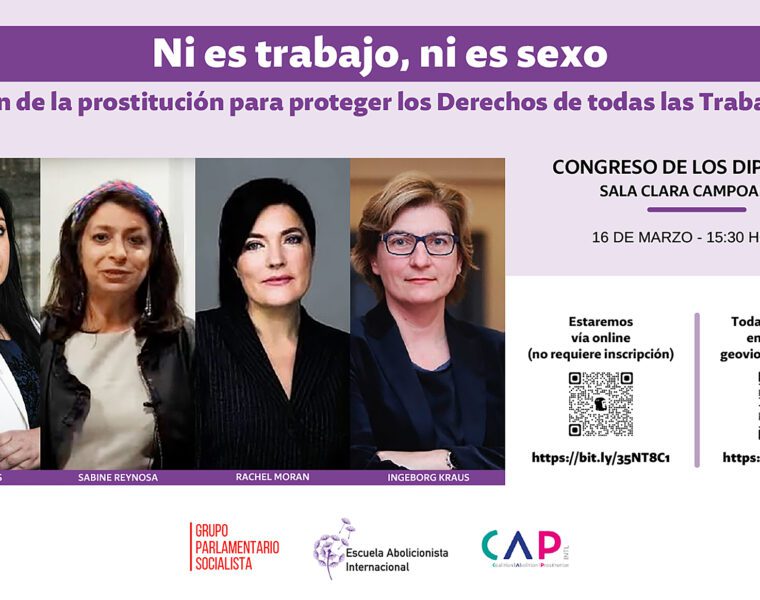 Jornada "Ni es trabajo, ni es sexo" en el Congreso.