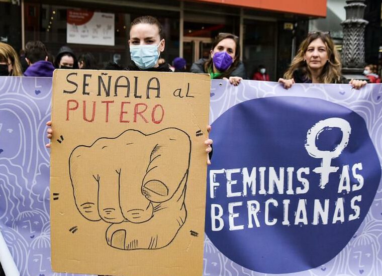 señala al putero feministas bercianas