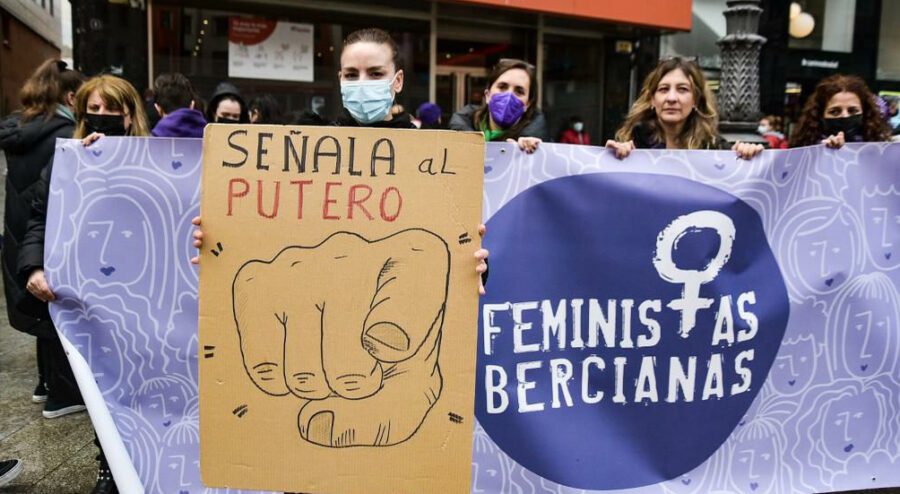 señala al putero feministas bercianas
