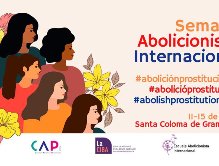 Cartel de la Semana Abolicionista Internacional en Santa Coloma de Gramenet
