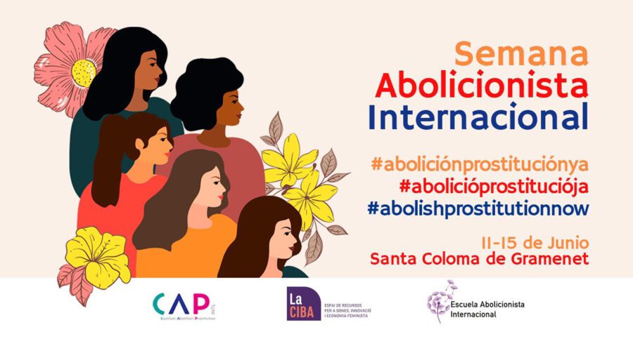 Cartel de la Semana Abolicionista Internacional en Santa Coloma de Gramenet
