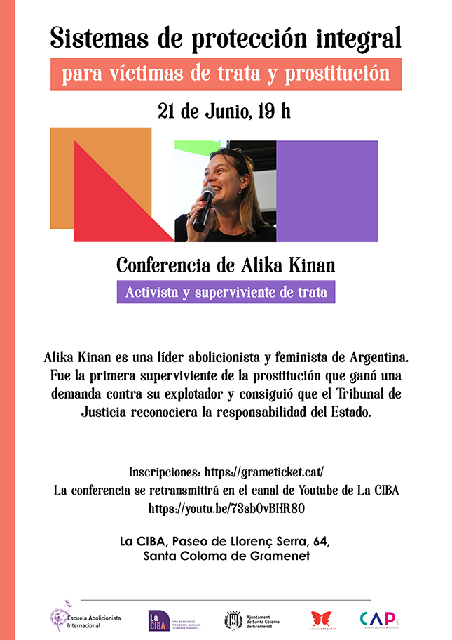 Conferencia Sistemas de Protección de la trata por Alika Kinan