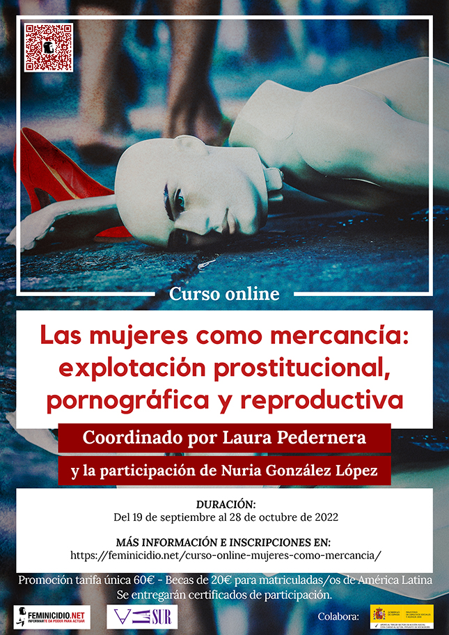 Curso online "las mujeres como mercancía" de Feminicidio.net