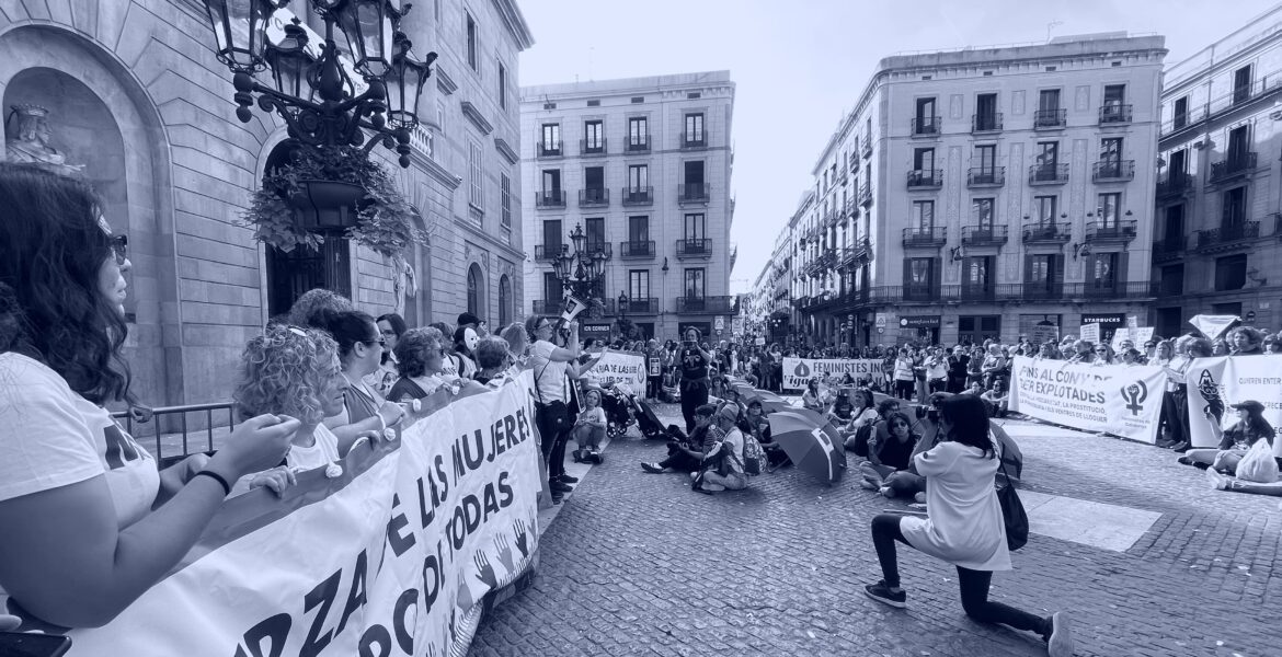 Manifestación “La fuerza de las mujeres”, Barcelona, 22 de octubre de 2022 (foto: Ana de Blas).