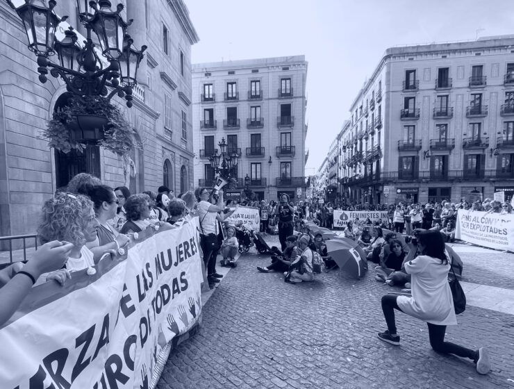 Manifestación “La fuerza de las mujeres”, Barcelona, 22 de octubre de 2022 (foto: Ana de Blas).