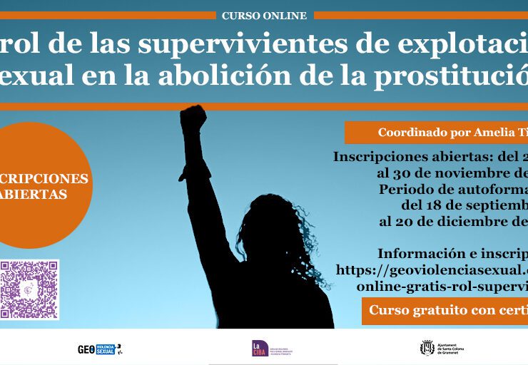 Curso online El rol de las supervivientes de explotación sexual en la abolición de la prostitución. Edición de 2023