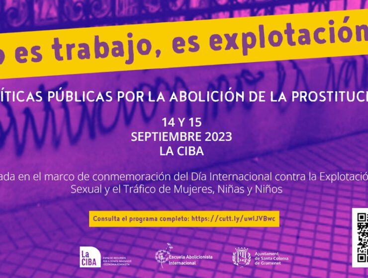 Jornadas sobre políticas públicas abolicionistas: "no es trabajo, es explotación"