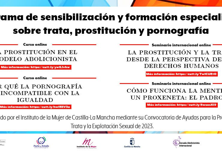 Programa de sensibilización y formación especializada sobre trata, prostitución y pornografía