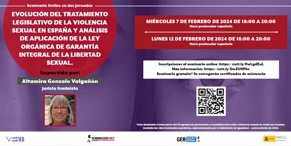 Seminario online tratamiento legislativo de la violencia sexual