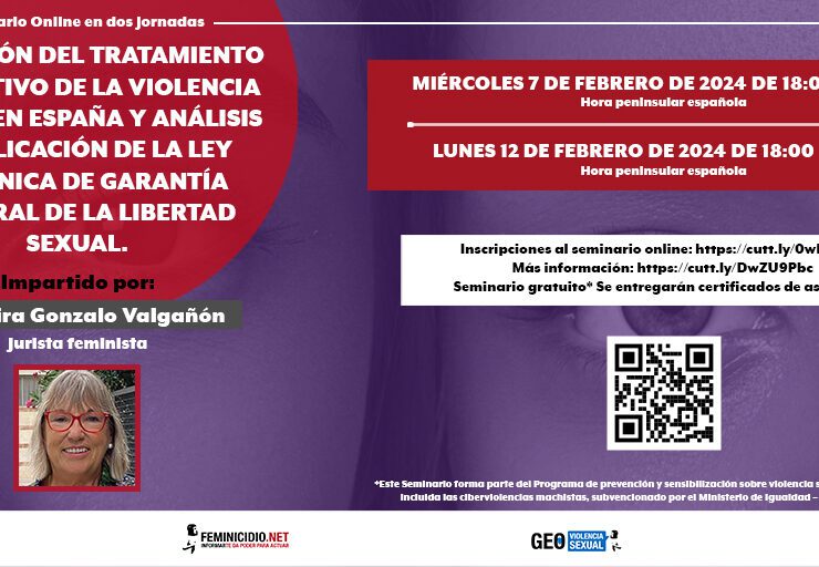 Seminario online tratamiento legislativo de la violencia sexual
