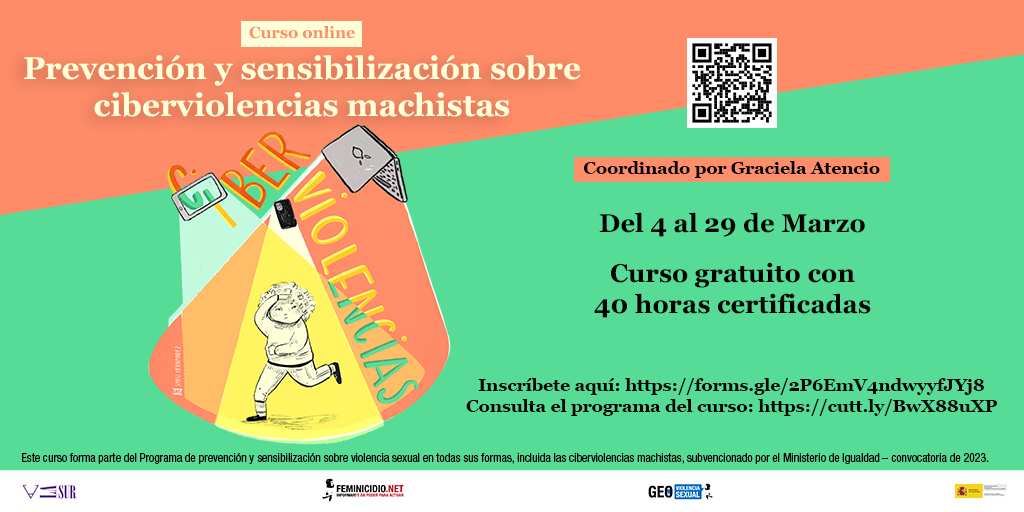 Curso online sobre ciberviolencias machistas