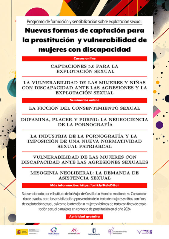 Programa de Formación y Sensibilización sobre explotación sexual: Nuevas formas de captación y vulnerabilidad de mujeres con discapacidad