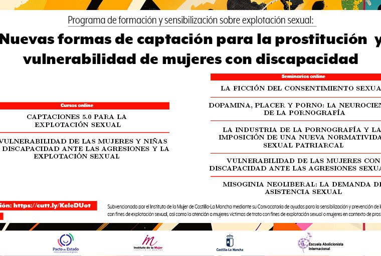 Programa de Formación y Sensibilización sobre explotación sexual: Nuevas formas de captación y vulnerabilidad de mujeres con discapacidad