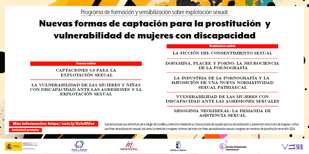 Programa de Formación y Sensibilización sobre explotación sexual: Nuevas formas de captación y vulnerabilidad de mujeres con discapacidad