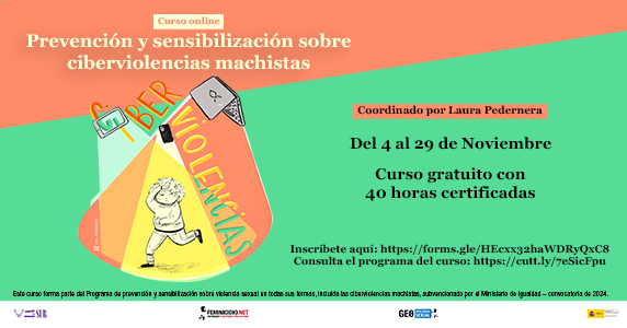 Curso online sobre ciberviolencias machistas