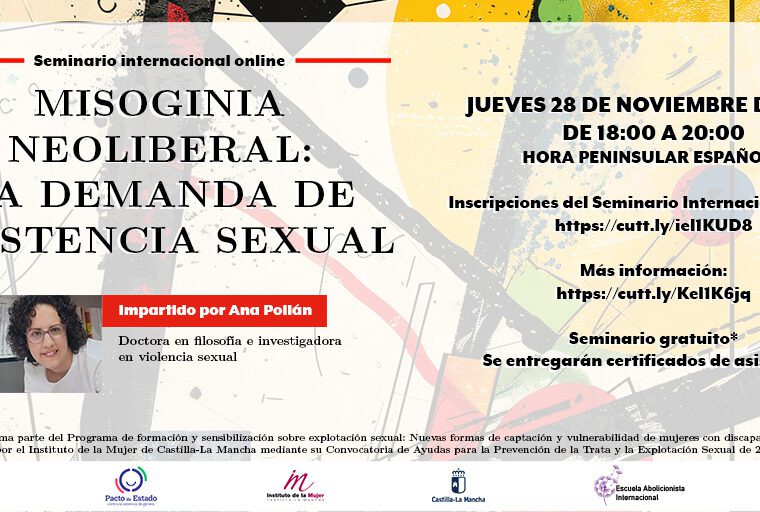 Seminario Misoginia neoliberal: La demanda de la asistencia sexual