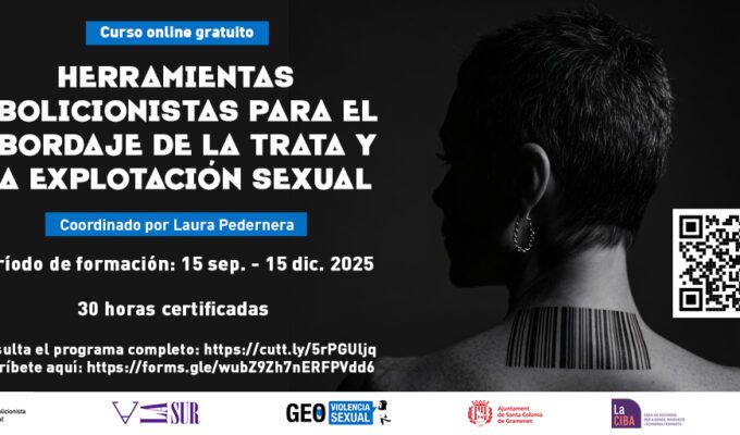 curso online Herramientas abolicionistas para el abordaje de la trata y la explotación sexual