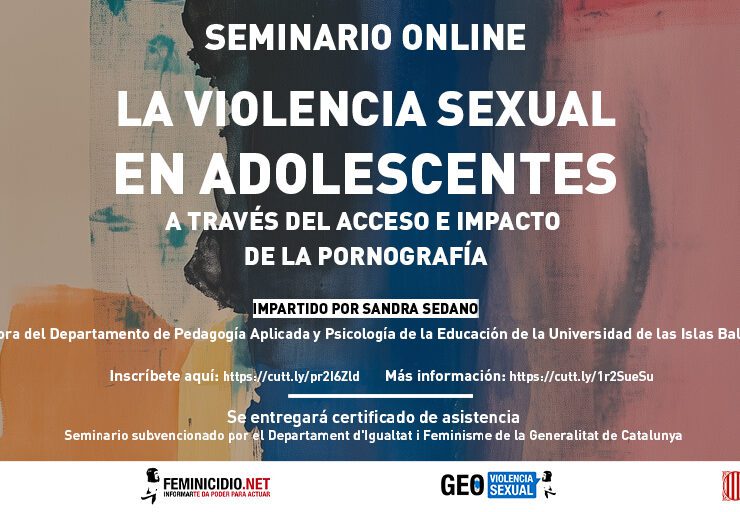 Seminario web la violencia sexual en adolescentes