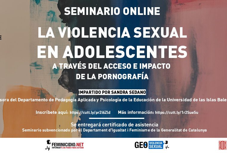 Seminario web la violencia sexual en adolescentes