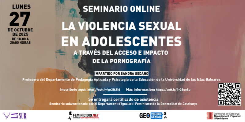Seminario web la violencia sexual en adolescentes