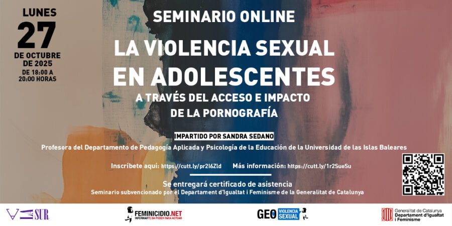 Seminario web la violencia sexual en adolescentes