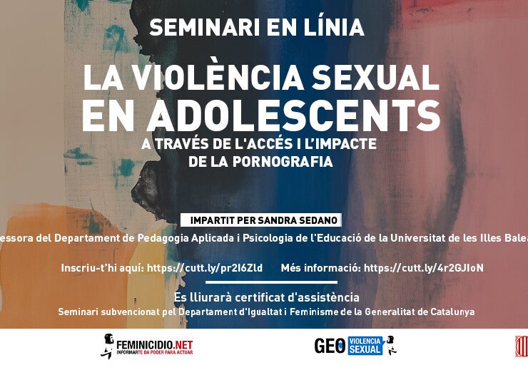 Seminario web la violencia sexual en adolescentes