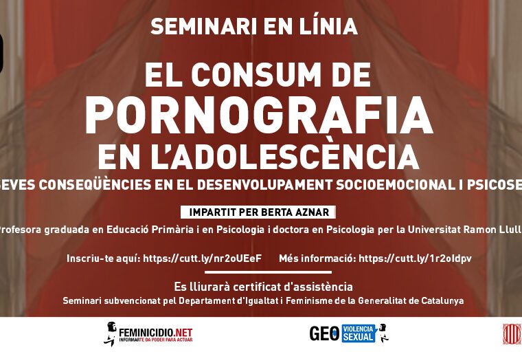 Seminario online el consumo de la pornografía en la adolescencia